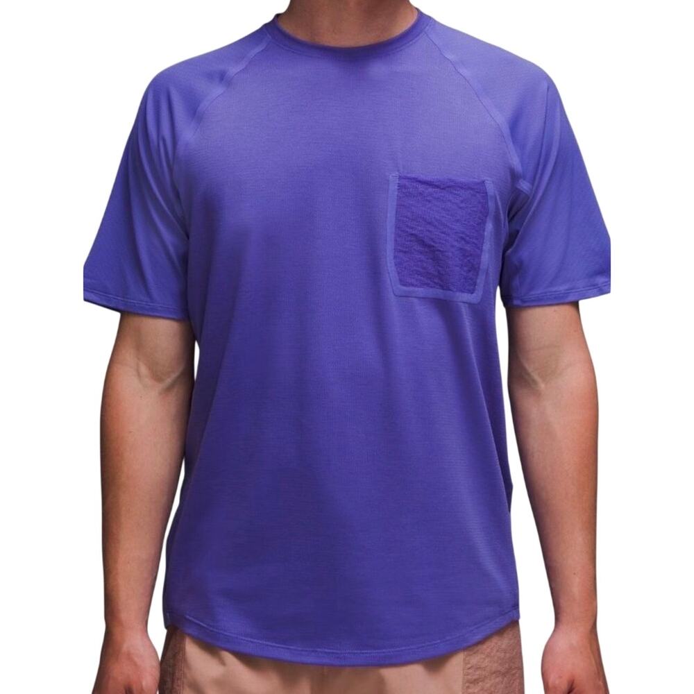Lululemon Ventilated Hiking Short Sleeve Tee, Purple Chai, Men's Size XL